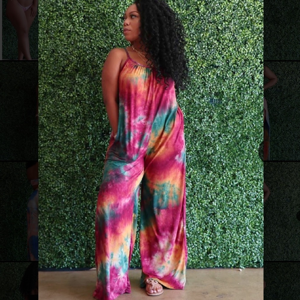 Tie dye jumpsuit